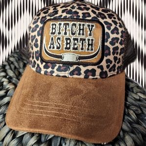 BITCHY AS BETH Trucker hats